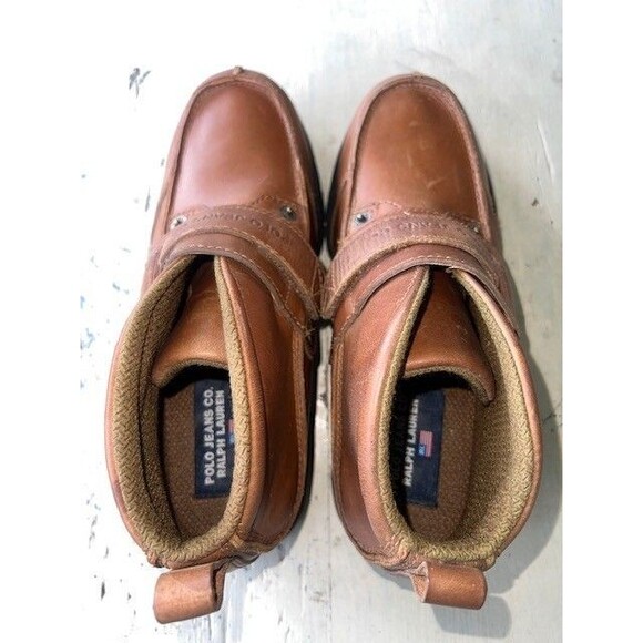 Polo Jeans Co. RL Vtg Leather Hook & Loop Chukka Boots Men’s Size 7M main image 8